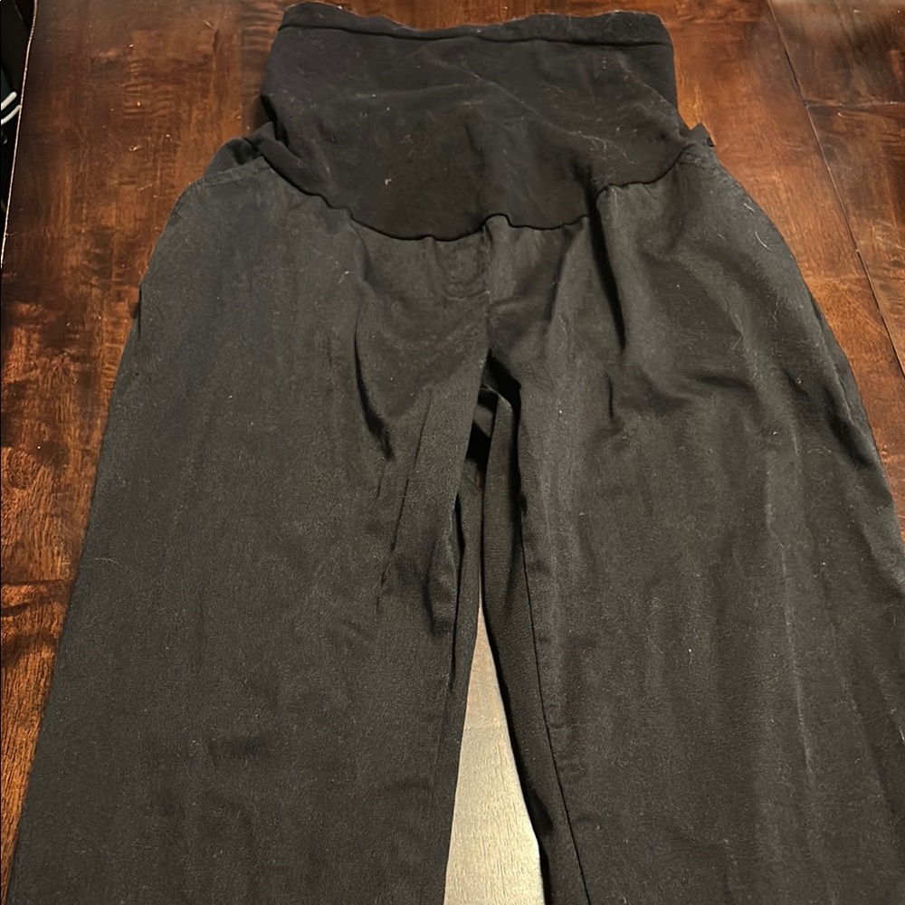 Motherhood Maternity Black Trousers Petite Medium